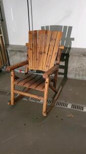 Leigh Country Wooden Rocking Chair 27"x46.5"38.75"