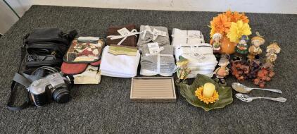 Brand New! Kitchen Towel/ Oven Mitt Pack, (3) Packs Hand Towels, (2) Packs Washcloths, (3) Packs Microfiber Washcloths, (2) Stainless Steel Serving Spoons One With South African Defense Force (SADF) Marine Qualification Badge, Fall Home Decor, Picture Fra