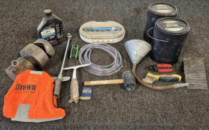 Crankshaft, Rotary Accessory Kit, Tubing, Ball Hammer, Plier Cutters, 10w-40 Oil, (2) Restore Liquid Armor Resurfacer, and More!