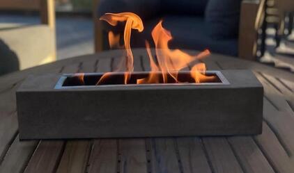 Tabletop Concrete Firepit