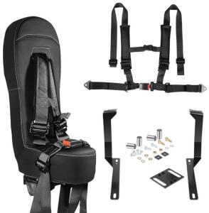 Maverick X3/X3 MAX Bump Seat with 4-Point Harness, Center Seat Middle Seat Kid Seat Hump Seat<br/>Compatible with Can Am X3