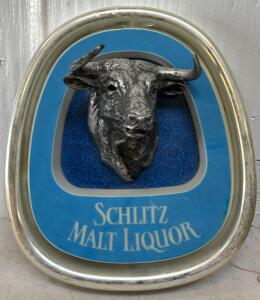Vintage Schlitz Malt Liquor Wall Piece / 15&rdquo; L x 18&rdquo; H