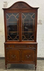 Antique Wooden Hutch (76.5 Inches X 36.5 Inches