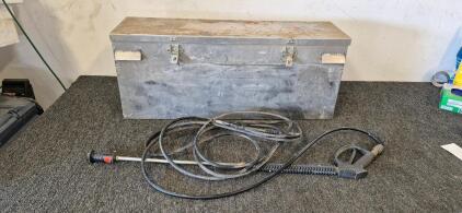 Tool Box(38"L&times;16"H&times;11 1/2"W), Power Hose Spray