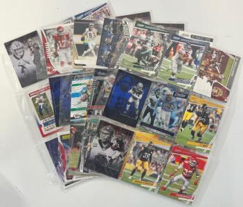 (36) Collectable Sports Cards Including Aaron Rodgers, Lamar Jackson, Derek Carr & More