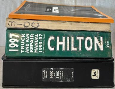 Vintage Chilton Truck & Van Repair Manual & John Deere Manuals