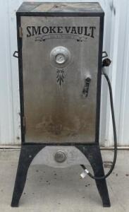 Smoke Vault Smoker H 3&rsquo; 8&rdquo; W 1&rsquo; 6&rdquo; L 1&rsquo; 4&rdquo;