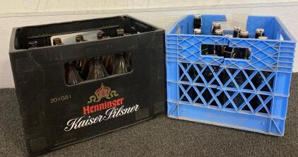 Lot of (34) Brown Bottles For Brews