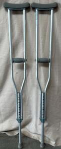 McKesson Aluminum Adjustable Crutches