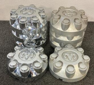 (8) Dodge Ram Wheel Center Caps