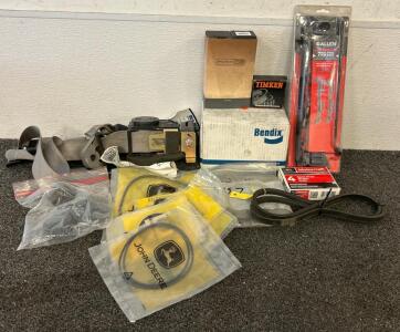 Premium Automotive Components Including (1) 4 MotorCraft Spark Plugs, (1) Allen Metal Tool And Gun Rack, (1) Timken Tapered Roller Bearings, And More