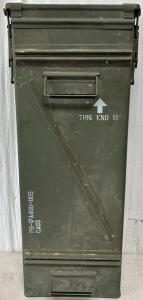 US Military Ammunition Can / 6&rdquo; L x 11&rdquo; W x 31.5&rdquo; H