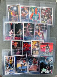 (16) Collectible Sports Cards: Shaquille O'Neal, Dennis Rodman, David Robinson, Dominique Wilkins and Many Other Stars