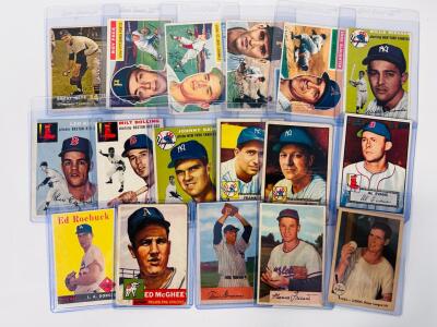 1950s MLB Sports Cards: Milt Bolling, Frank Shea, Leo Kiely, Ed Roebuck,Ed Lopat and Many Others