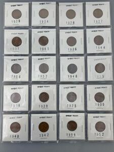 1918-1957 One Cent Wheat Pennies