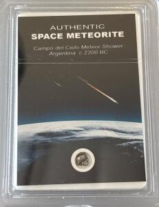 Authentic Space Meteorite 2200 BC