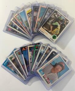 (20) 70&rsquo;s & 80&rsquo;s MLB Stars Collectable Sports Cards
