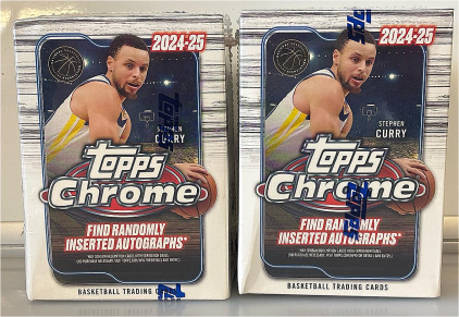 !!!Brand New!!! 2024-25 TOPPS Chrome Basketball Trading Cards