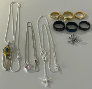 Jewelry Including Necklaces, Rings & Necklace Charm