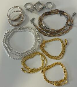 Jewelry Including Necklaces, Bracelets, Rings & Earrings