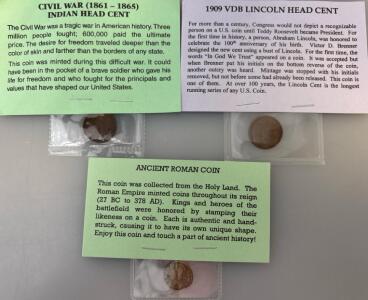Civil War 1861-1865 Indian Head Cent, 1909 VDB Lincoln Head Cent, Ancient Roman Coin (27 BC To 378 AD)
