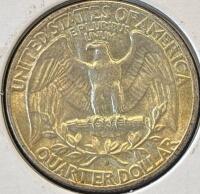 1950-D MS64 Choice Silver Washington .25 Quarter - 4