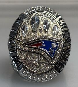 2014 New England Patriots Super Bowl World Champions Diamond Ring Size 11