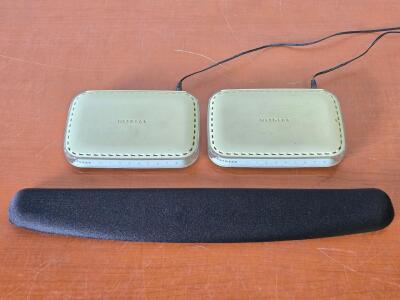 (2) Netgear 8-Port 10/100 Mbps Unmanaged Switches & 3M Foam Keyboard Wrist Rest