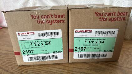 Charlotte 1 1/2x 3/4 Reducer Bushings 25 Per Box