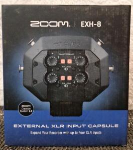 (1) Zoom EXH-8 External XLR Input Capsule