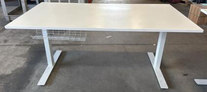IKEA Skarska Adjustable Desk 63x31.5&rdquo; Adjustable From 28&rdquo; To 47.5&rdquo; Tall