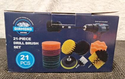 (1) Diamond Shine - 21-Piece Drill Brush Set