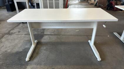 Adjustable Desk 55.25&rdquo; Long by 23 5/8&rdquo; adjustable from 29&rdquo; High to 44.5&rdquo; Tall