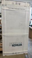KOHLER Aerie Bathscreen Clear & Polished Silver - 5