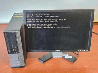 Dell Optiplex 7010 Desktop PC & Dell Monitor