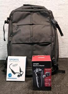 Misc Items! Including: (1) Day Pack, (1) Men's Electric Shaver, & More!