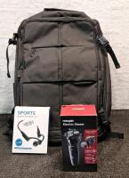 Misc Items! Including: (1) Day Pack, (1) Men's Electric Shaver, & More!