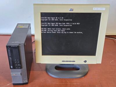 Dell Optiplex 7010 Desktop PC & HP L1720 Monitor