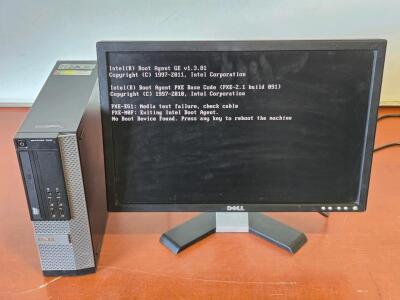 Dell Optiplex 7010 Desktop PC & Dell Monitor