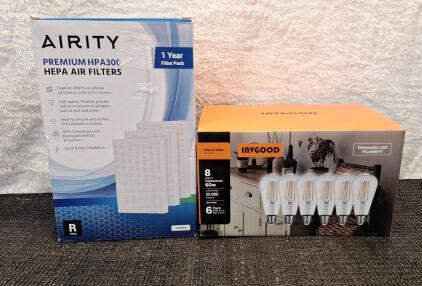 Misc Lot! Assorted Amazon Overstock! Including: (1) 8-Pack Box of 60W Dimmable LED Bulbs, & More!