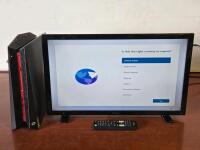 Asus ROG G20CB-B10 Desktop Gaming PC & Insignia 24" Monitor w/ Remote