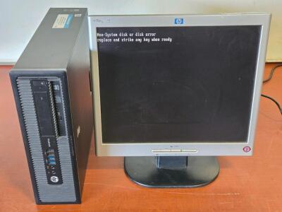HP ProDesk 600 G1 Desktop PC & HP 1702 Monitor