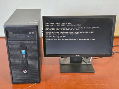 HP 280 G1 MT Business Desktop PC & Acer V196HQL Monitor