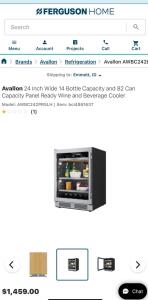 Avallon Wine & Beverage Refrigerator