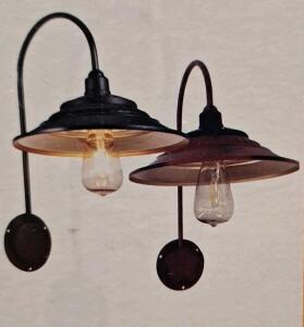 (1) 2-Pack Of Solar Barn Lights