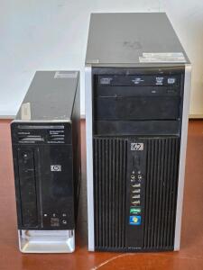 HP Compaq 6005 Pro Microtower & HP Pavilion S3500Z Desktop Computers