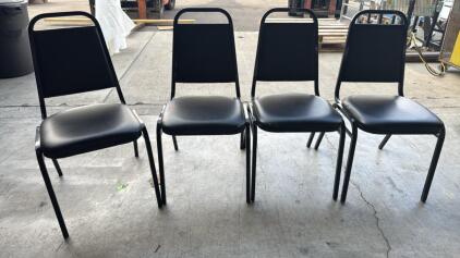 (4) Black Chairs