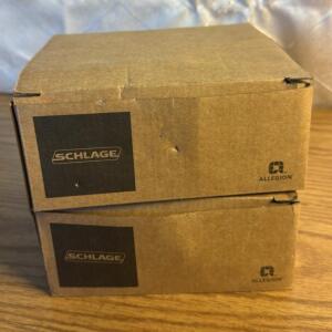 (2) Schlage Interior Door Handles (1) Has Locks (1) Doesn&rsquo;t Have Locks