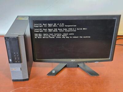Dell Optiplex 7010 Desktop PC & Acer X203H Monitor