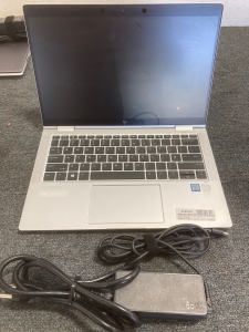 HP Elitebook Laptop w/ Charging Cable